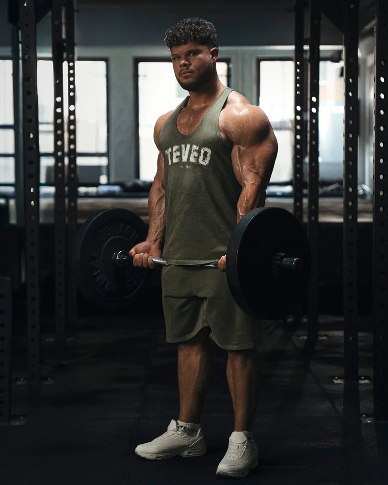 Short oversize Legacy Lifting « Kaki Acid »
