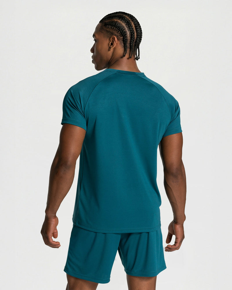 T-shirt Baseline Mesh « couleur pétrole »