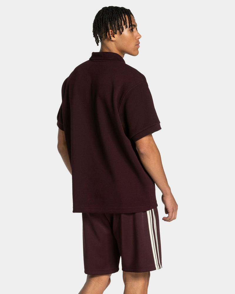 Polo oversize Club « Merlot »