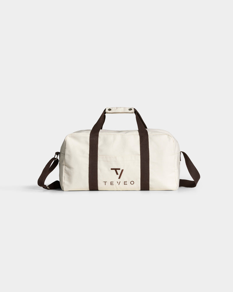 Weekender Bag Club « blanc cassé-Espresso »