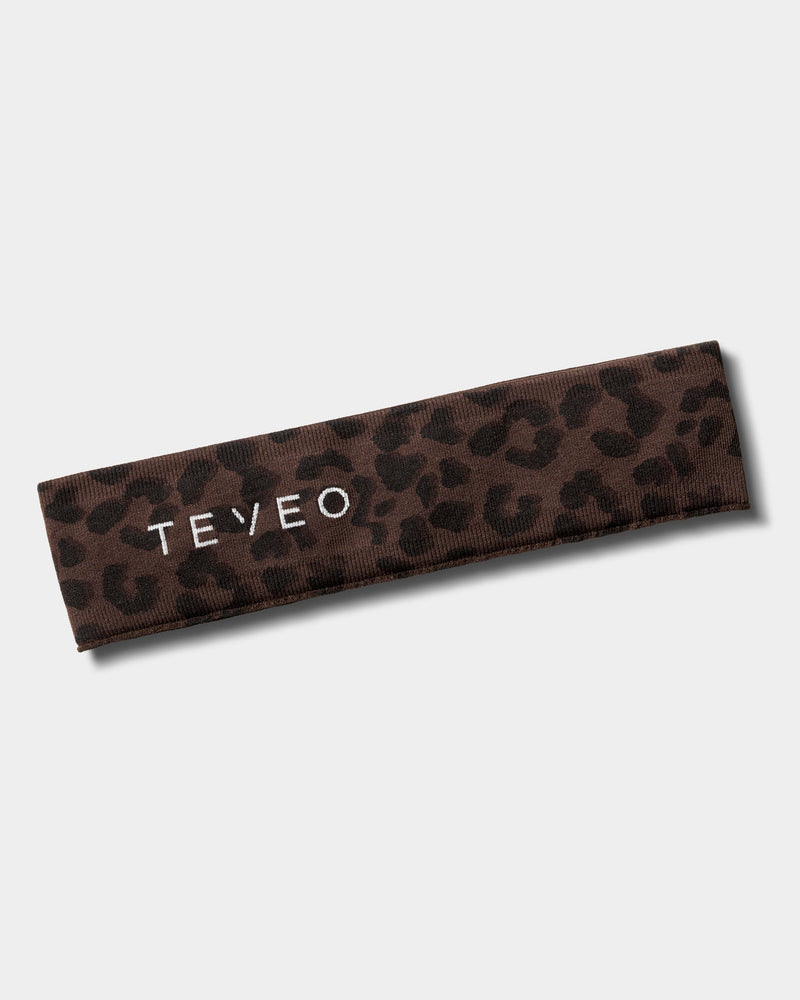 Bandeau Contrastline « léopard Espresso »