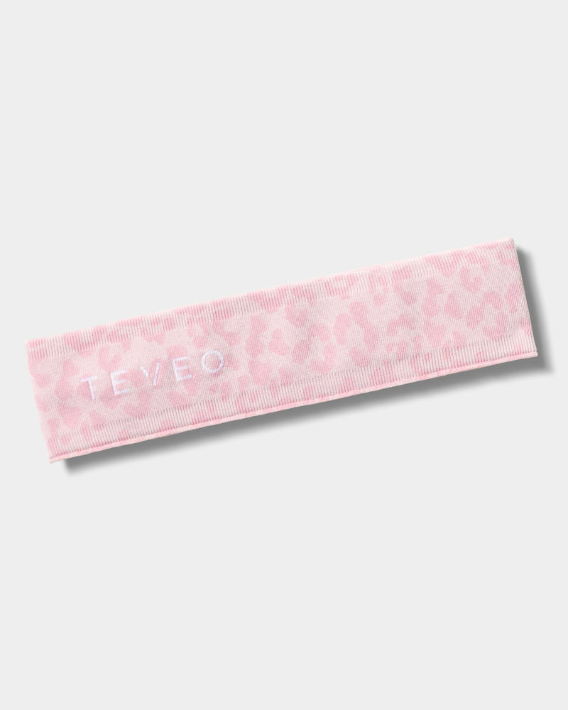 Bandeau Contrastline « léopard rose »
