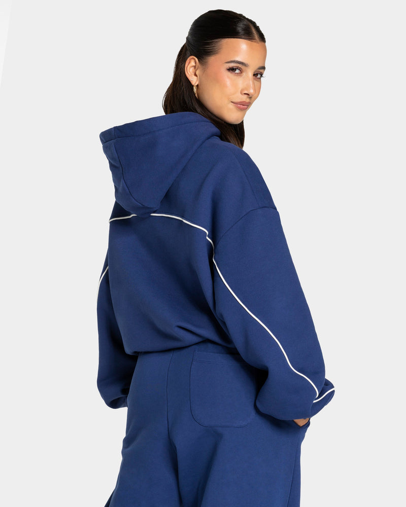 Sweat à capuche Contrastline « indigo »