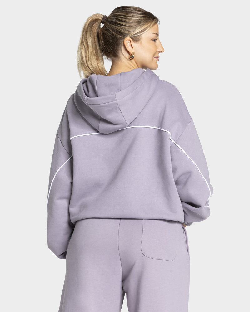 Sweat à capuche Contrastline « Lavande »