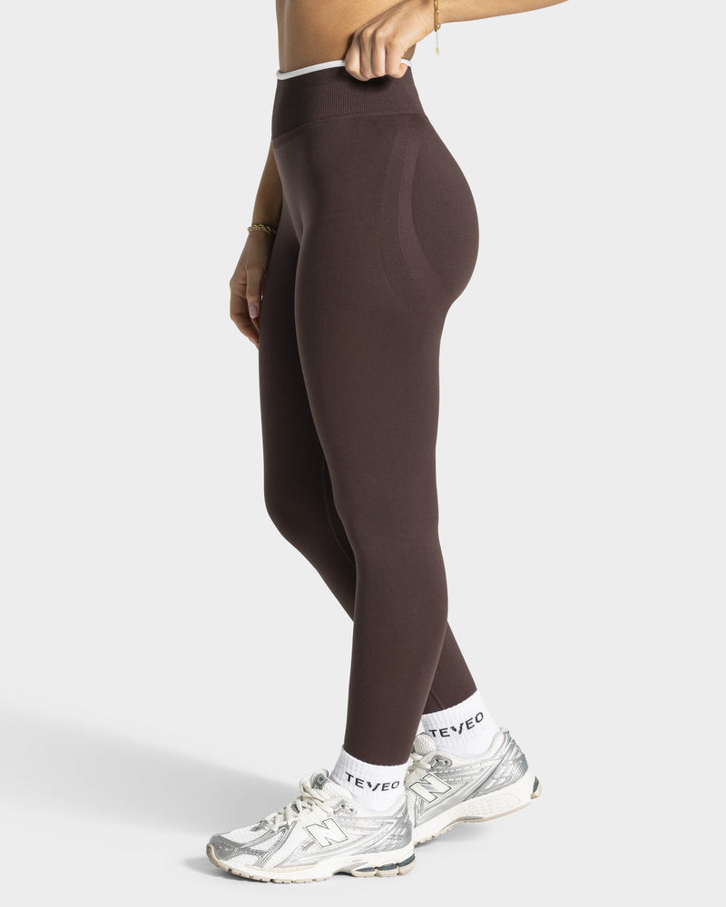 Legging Contrastline « Espresso »