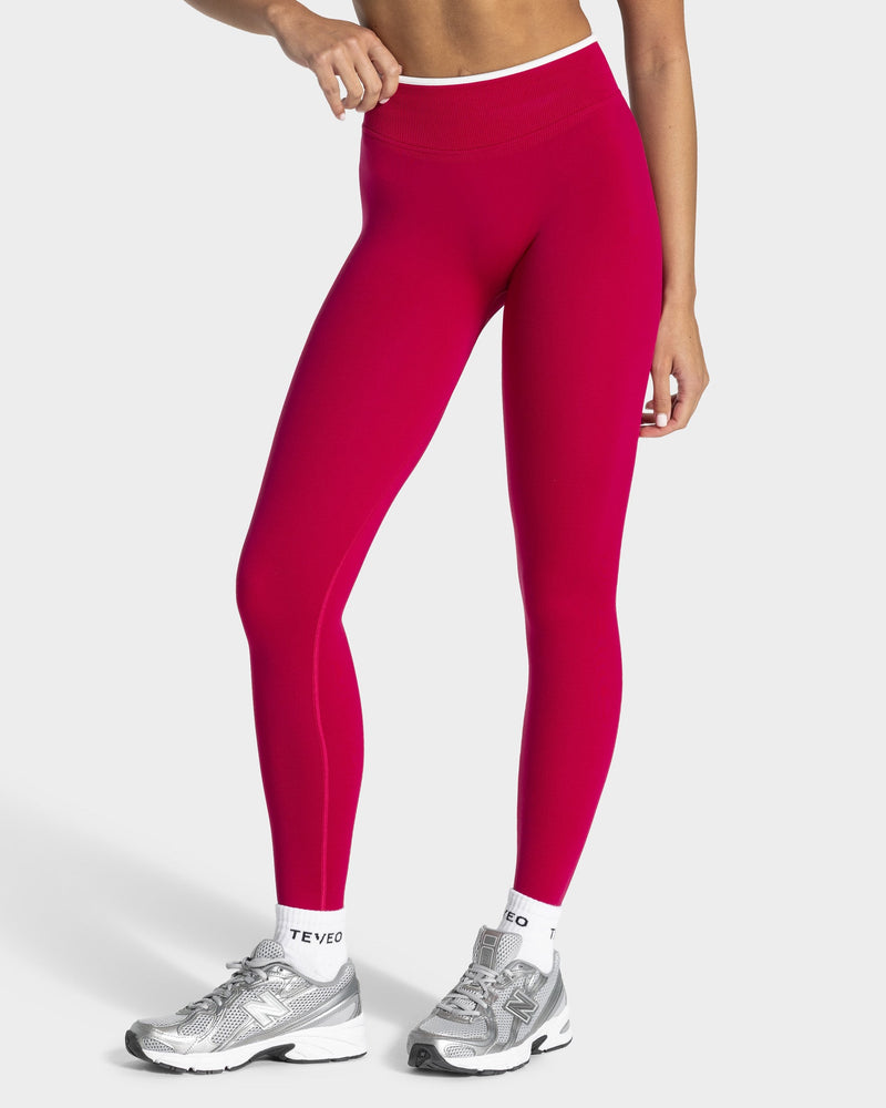 Legging Contrastline « Raspberry »
