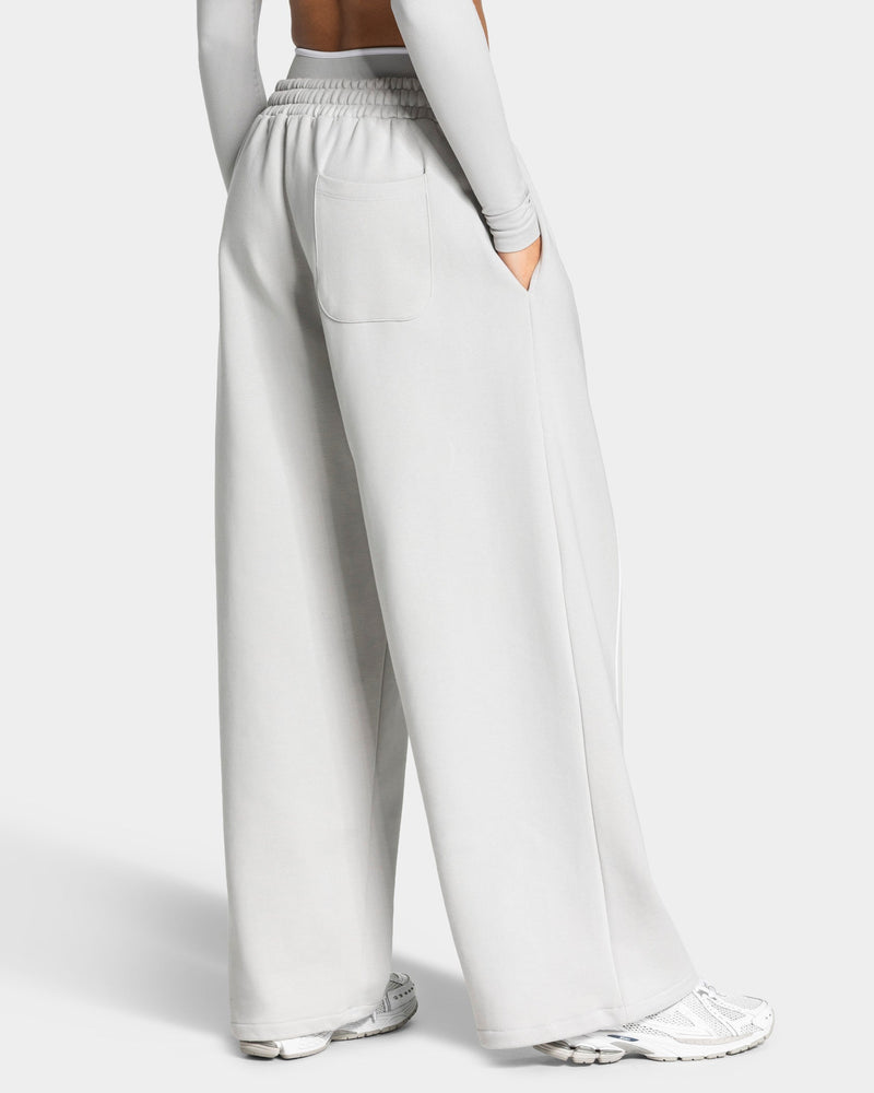 Pantalon de jogging Wide Leg Contrastline « Moon »