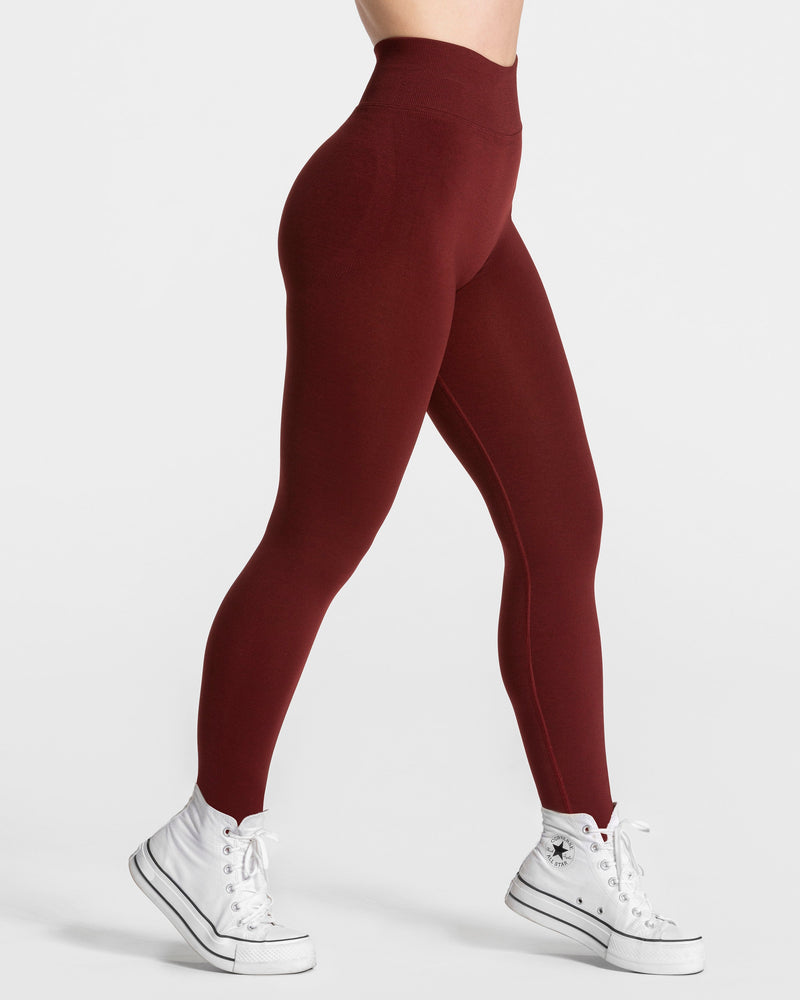 Legging Femme Sculpt scrunch « bordeaux »