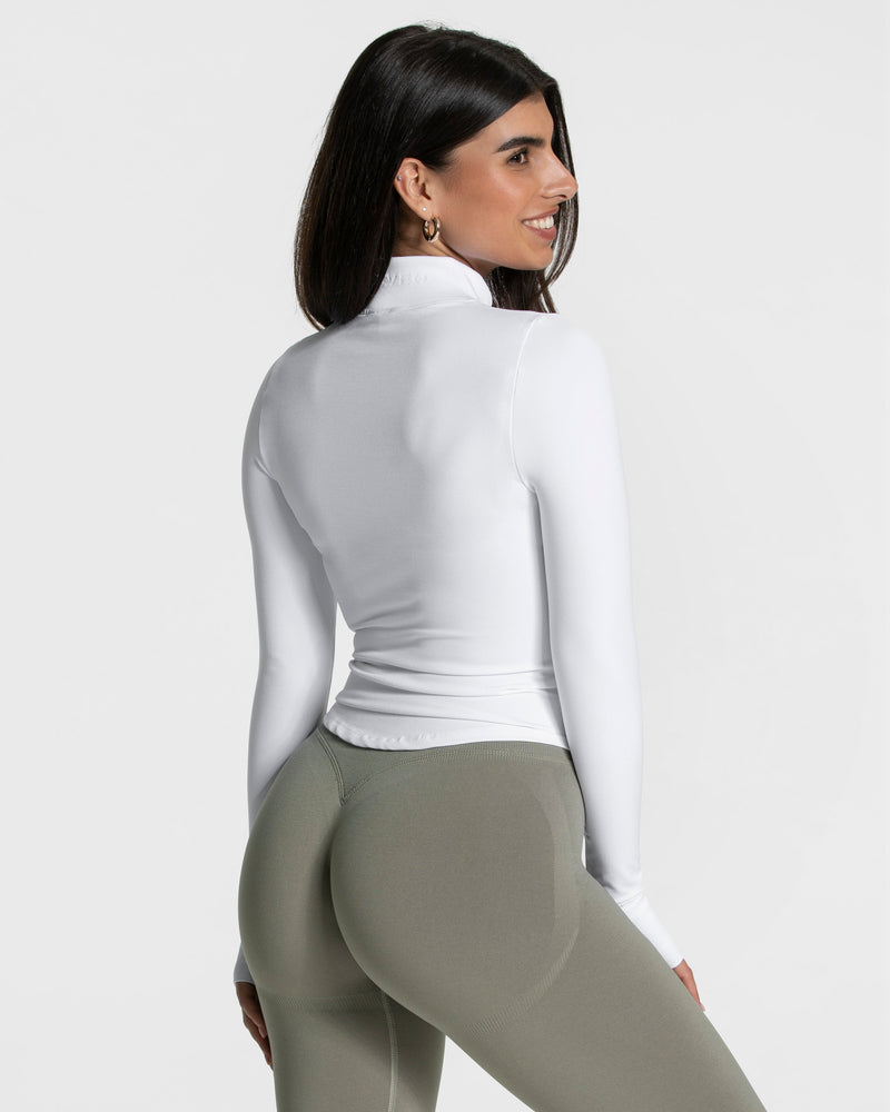 Veste zippée Femme Shaping « blanc »