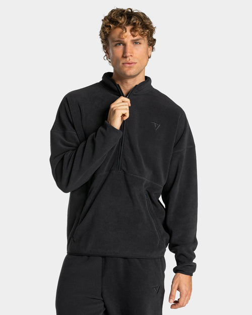 Sweat-shirt demi-zippé Fleece « anthracite »