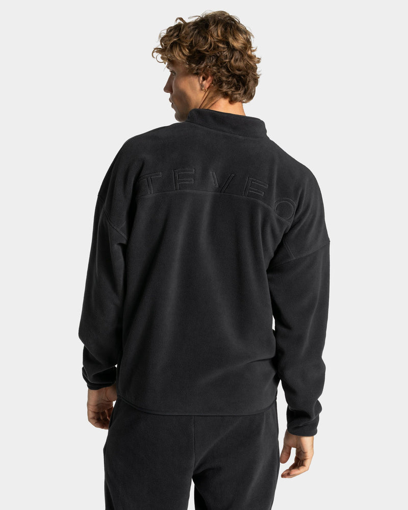 Sweat-shirt demi-zippé Fleece « anthracite »
