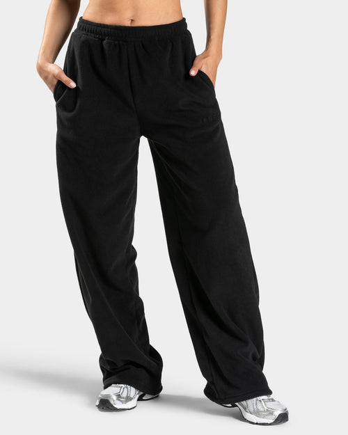 Pantalon de jogging Straight Leg en polaire « noir »