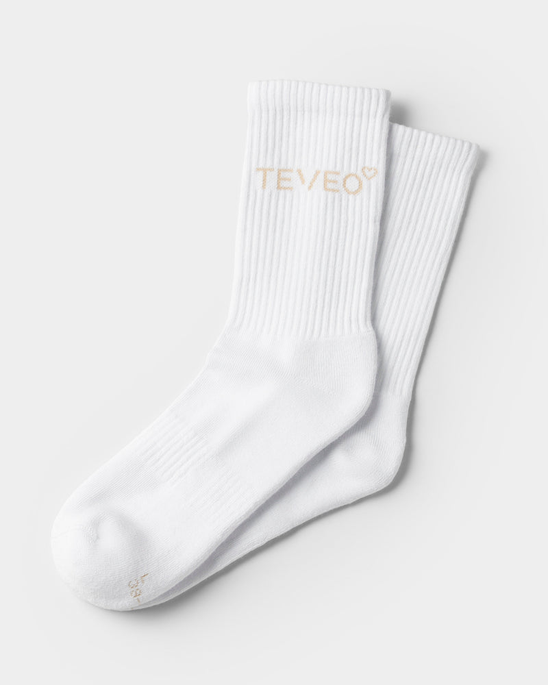 Chaussettes Contrastline (2 paires) « blanc cassé - crème »
