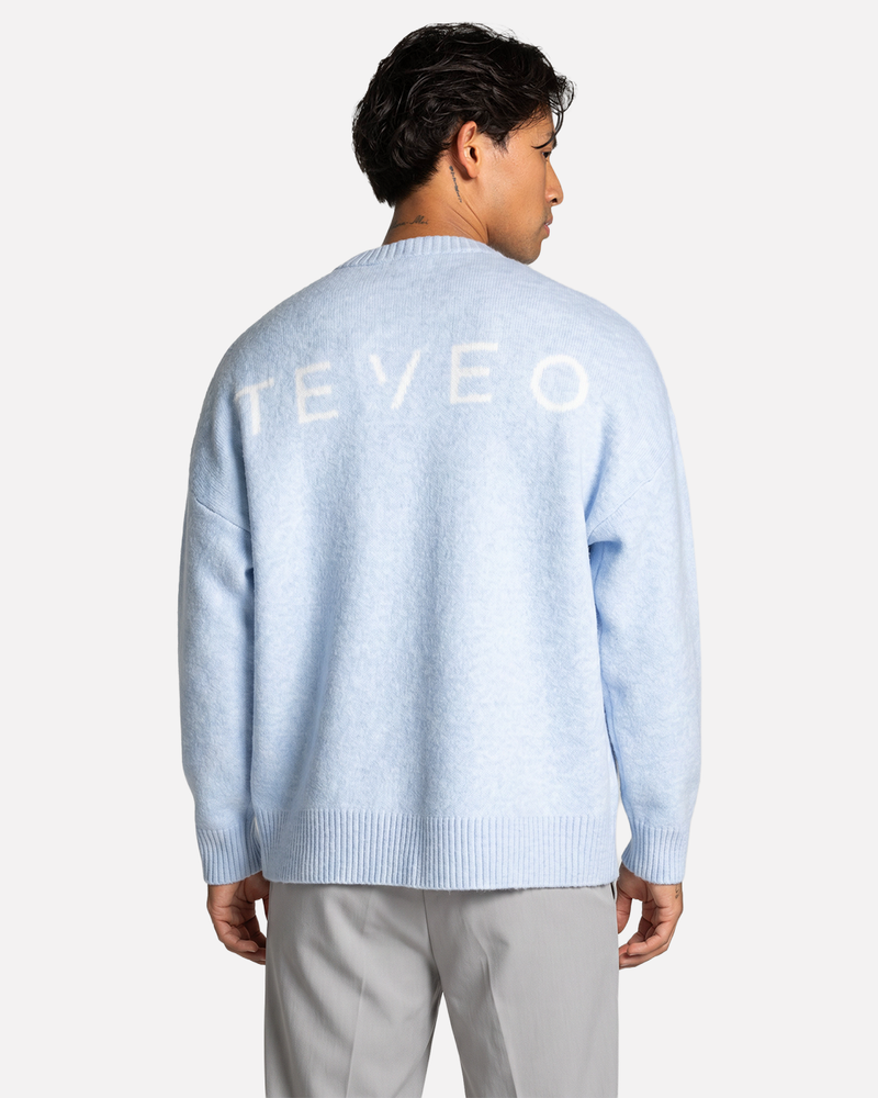 Sweat-shirt Knit « Bleu layette »