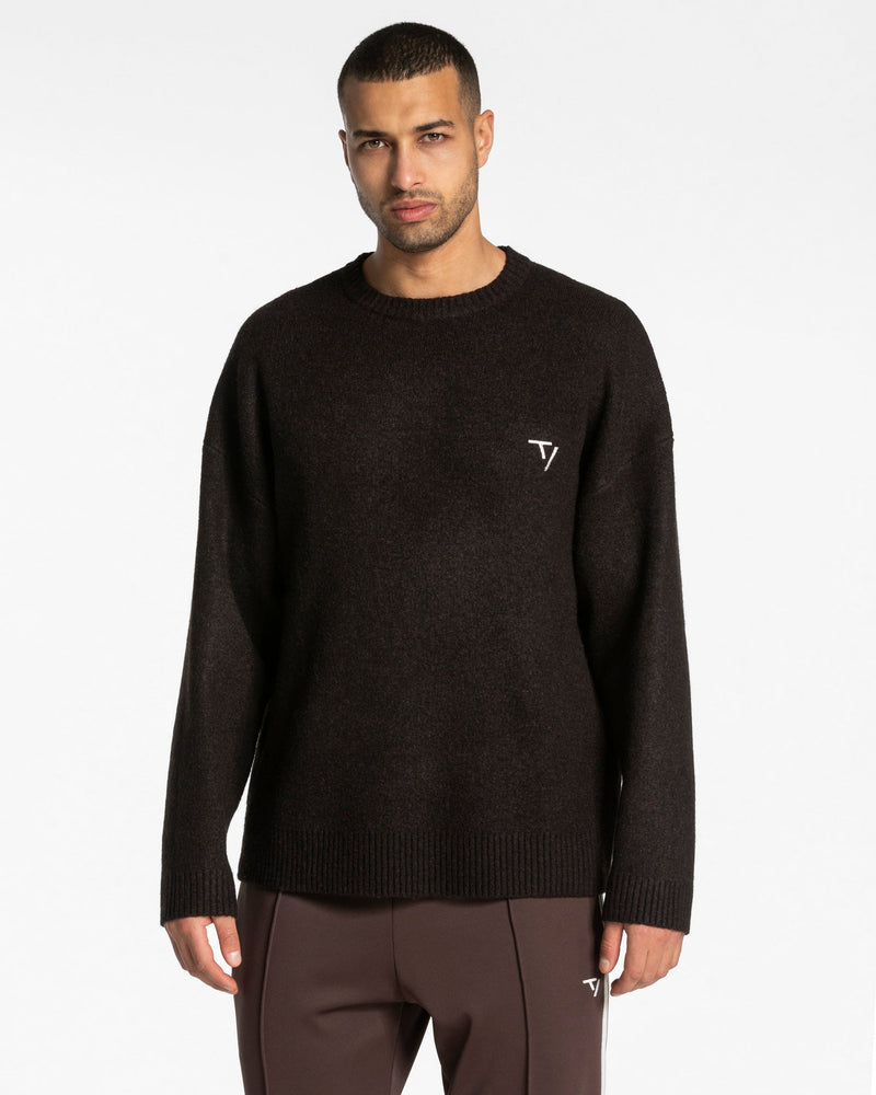 Sweat-shirt Knit « Dark Chocolate »