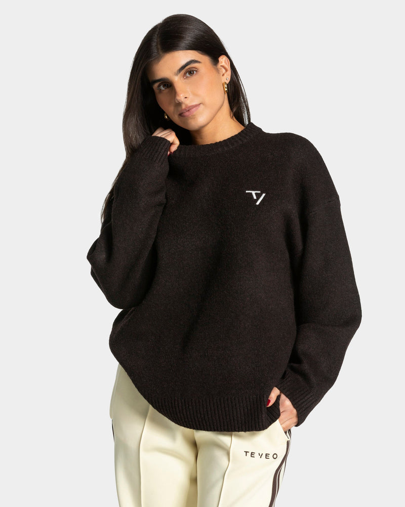 Sweat-shirt Knit « Dark Chocolate »