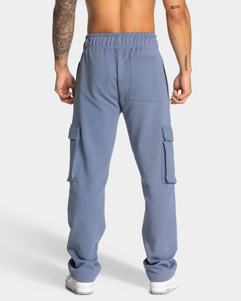 Pantalon de jogging cargo jambe large Lift « Bleu acier »