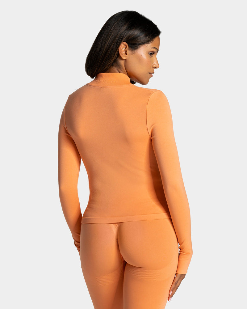 Veste de sport cargo zippée Lift « Abricot »