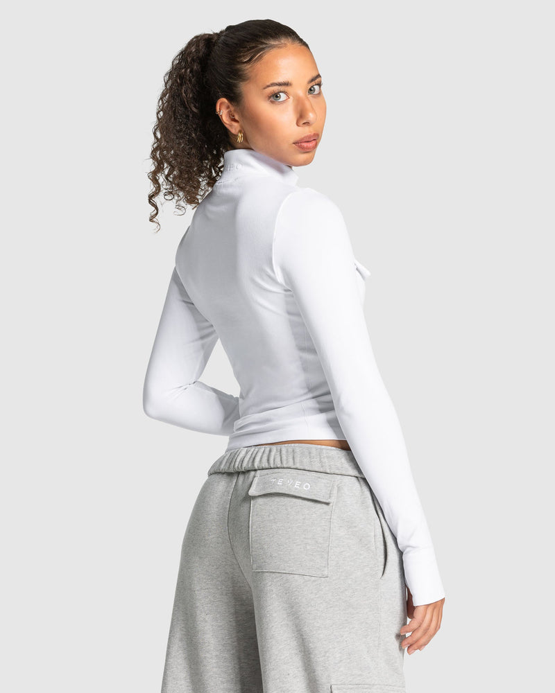 Veste de sport zippée cargo Lift « blanc »