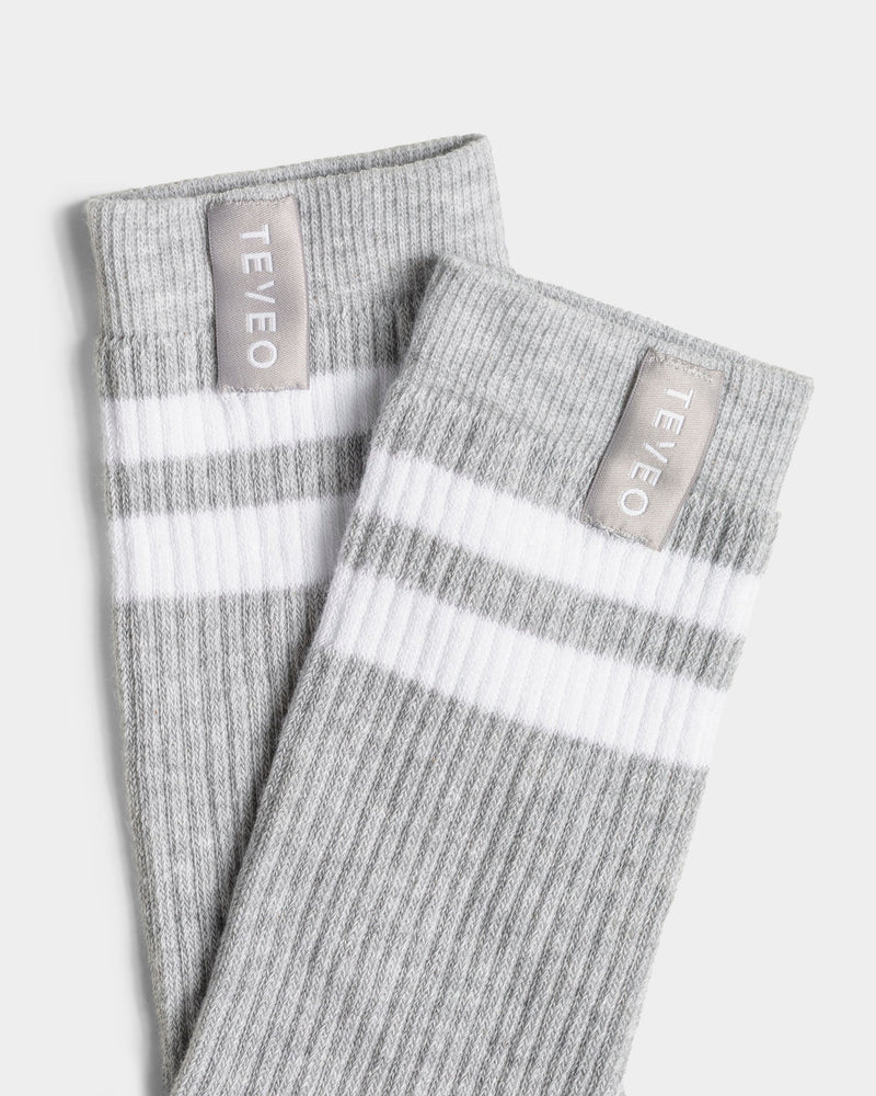 Chaussettes XXL Lift (2 paires) « gris clair/blanc »