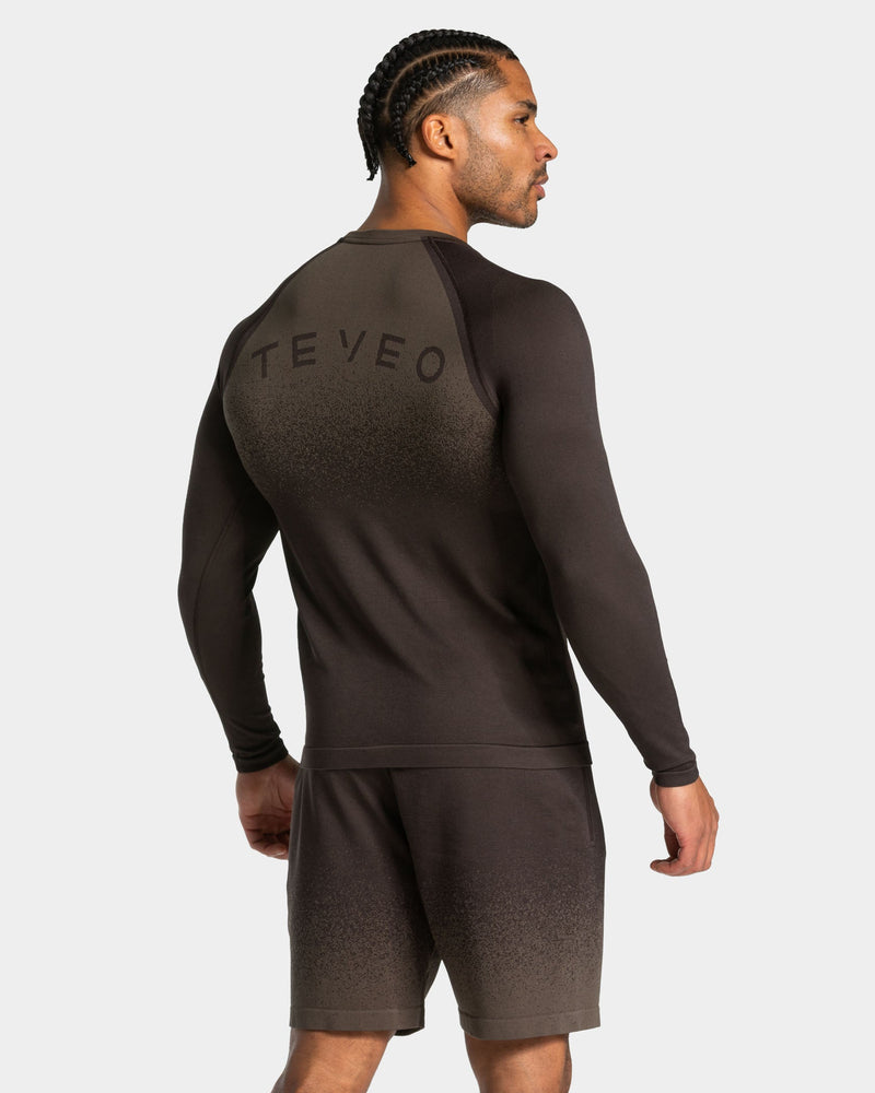 Haut à manches longues Seamless Lift « Dark Chocolate »