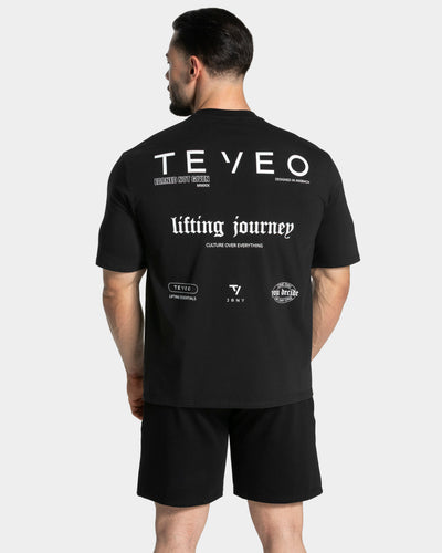 T-shirt oversize Lifting Journey « noir »