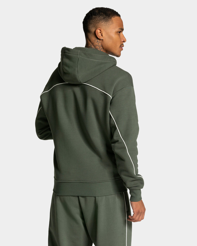 Veste de sport zippée Contrastline « kaki »