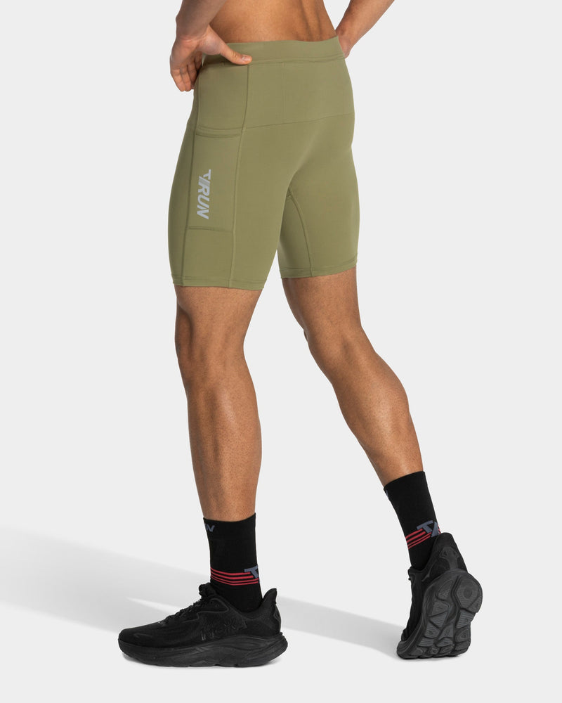 Demi-collant 7 pouces RUN « Olive »