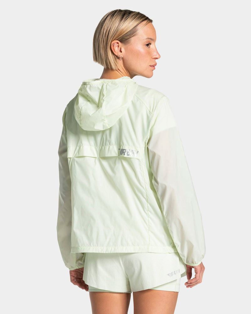 Veste de sport zippée et légère RUN « Ice Mint »