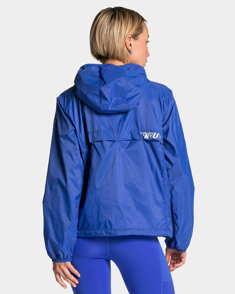 Veste de sport zippée et légère RUN « Bleu roi »