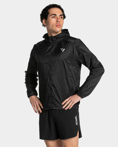 Veste de sport zippée et légère RUN « Noir »
