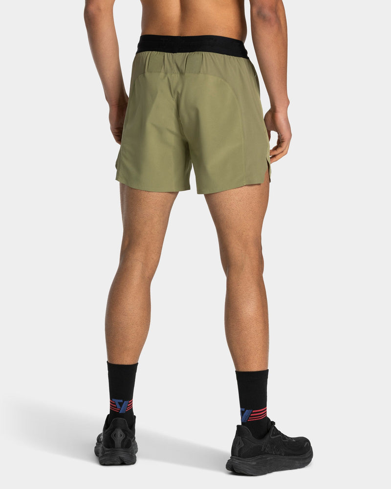 Short 5 pouces RUN « Olive »