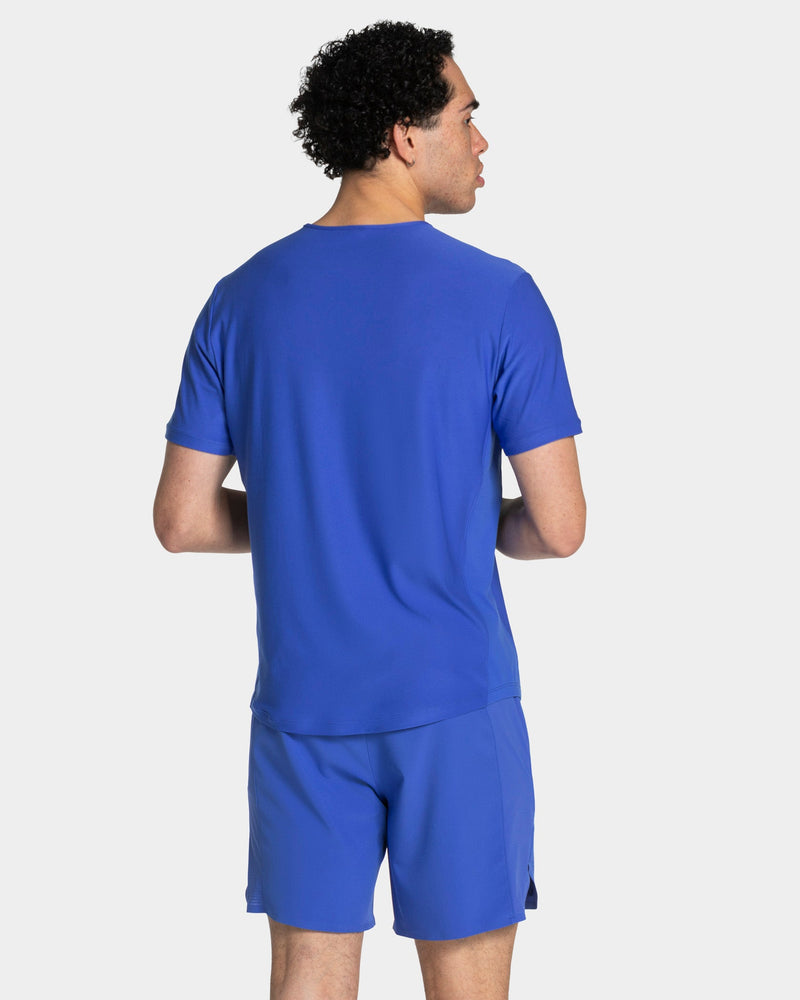 T-shirt RUN « Bleu roi »