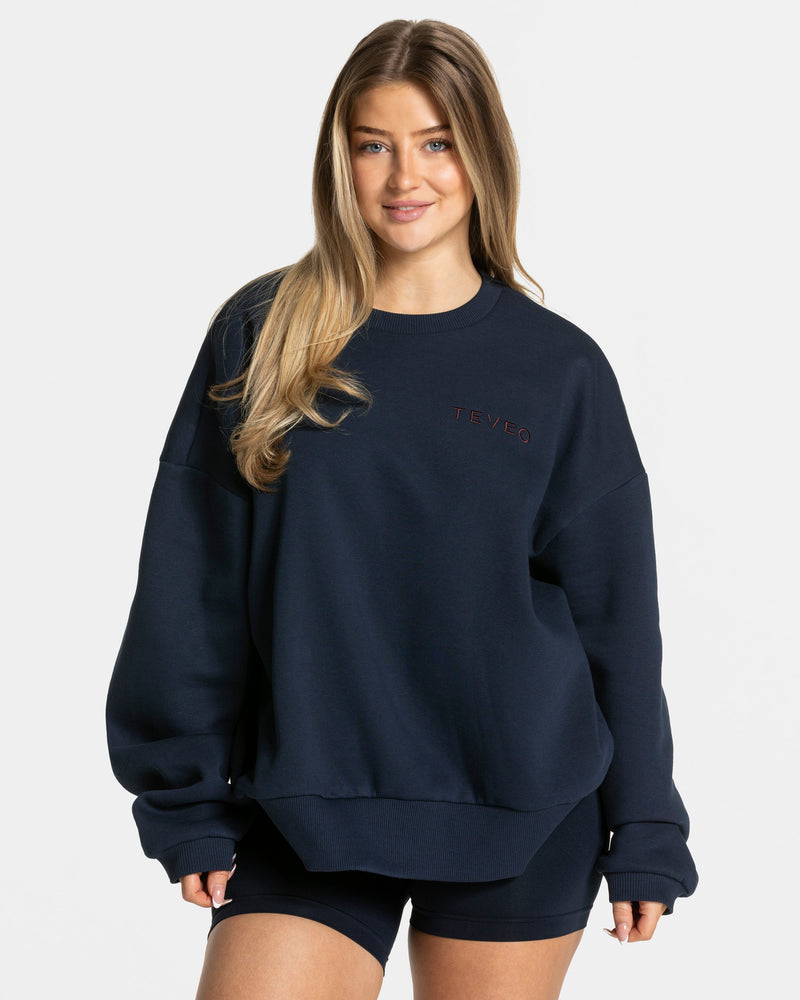 Sweat-shirt oversize Signature « Midnight »