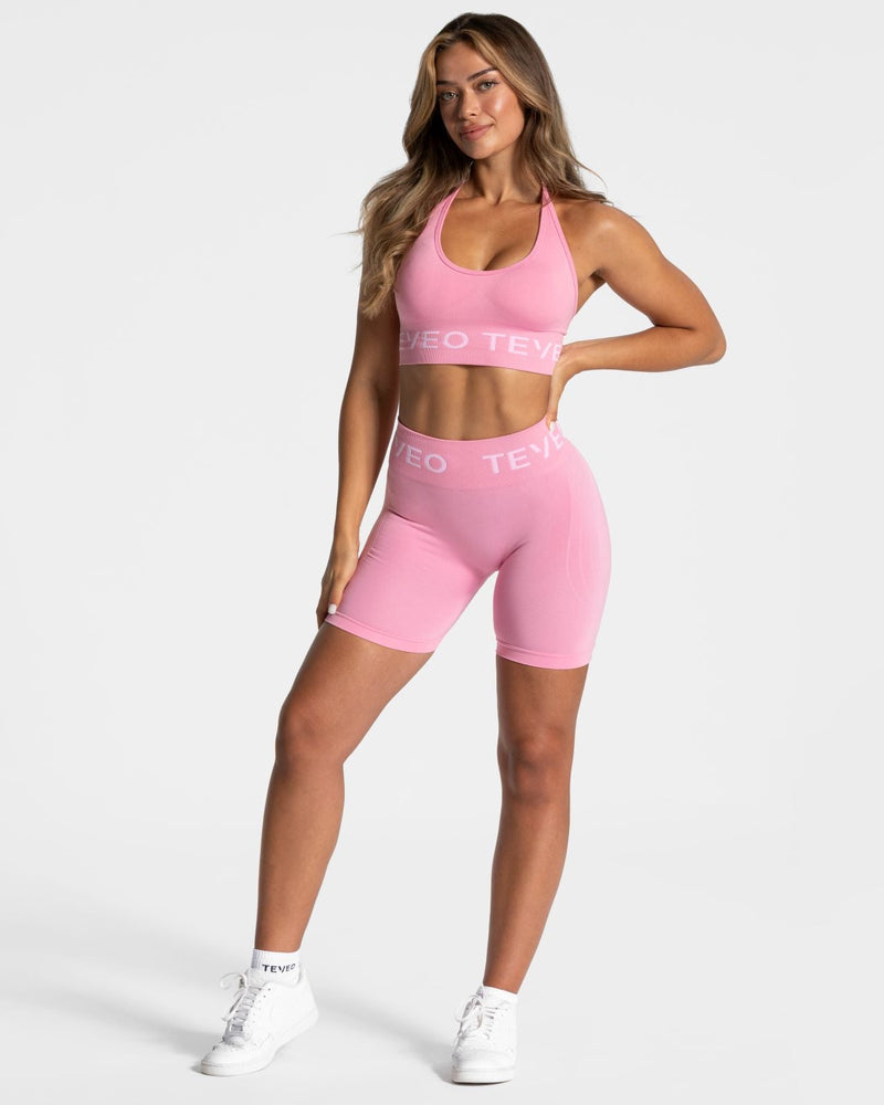 Short Covert Scrunch Signature « Pink »