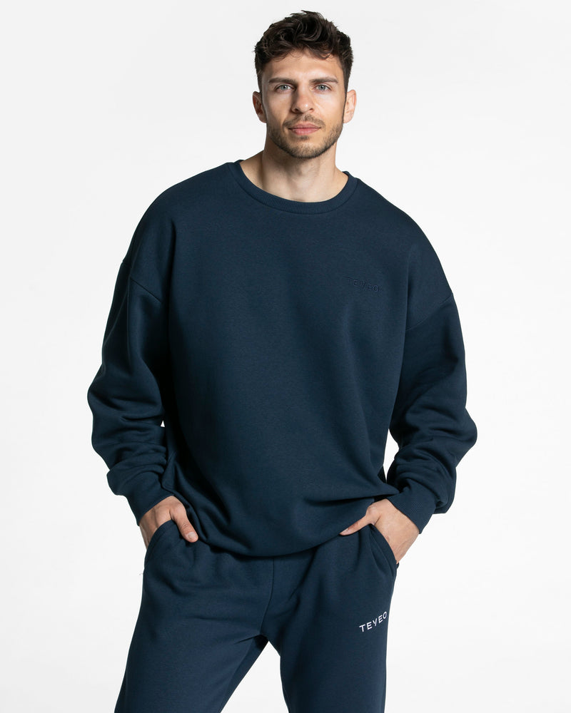 Sweat-shirt Arrival Signature « bleu foncé »