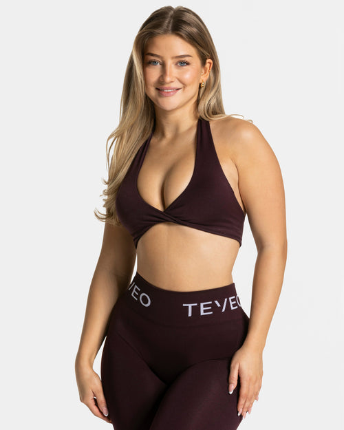 Brassière Signature Twisted « Merlot »