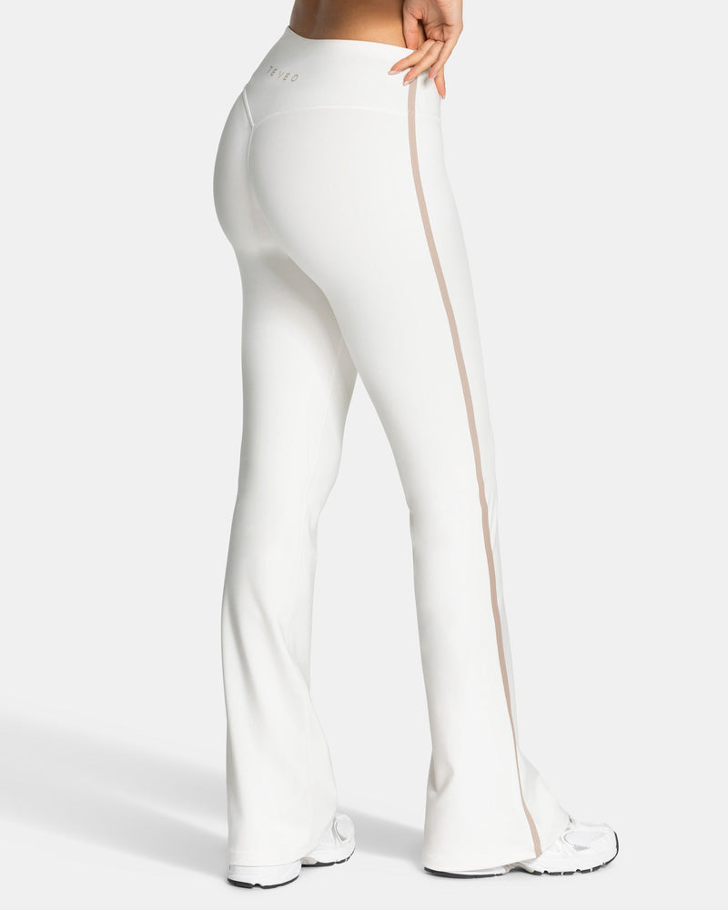 Legging évasé à coupe longue Soft « Blanc cassé »