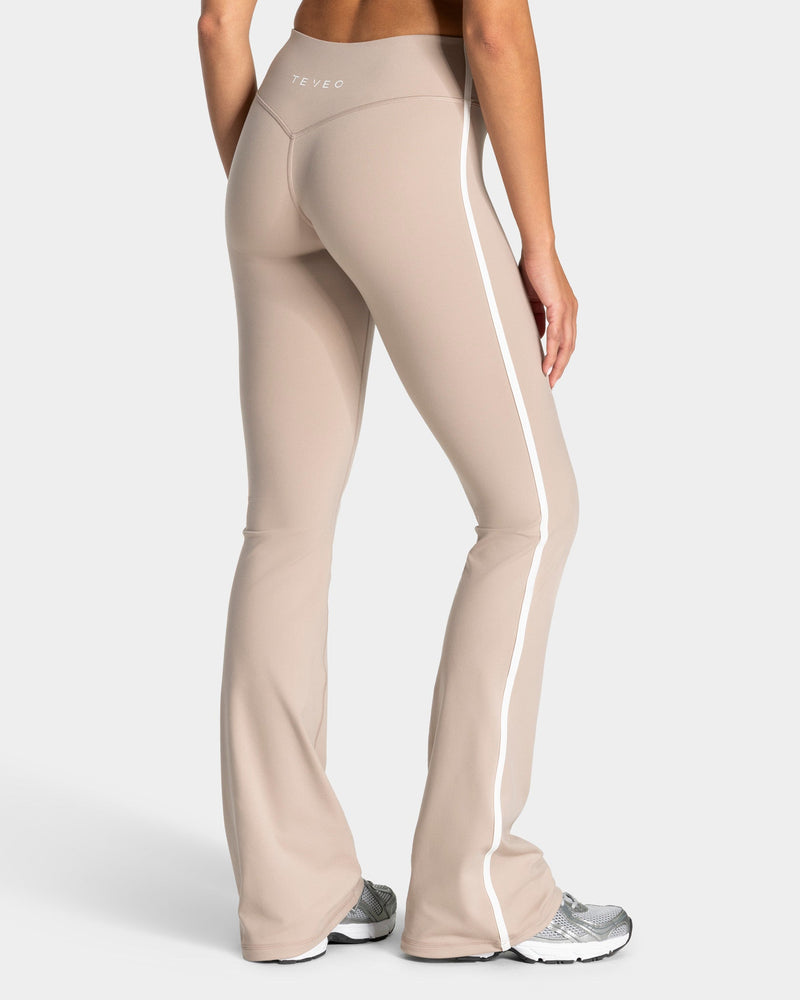 Legging évasé coupe longue Soft « Cappuccino »