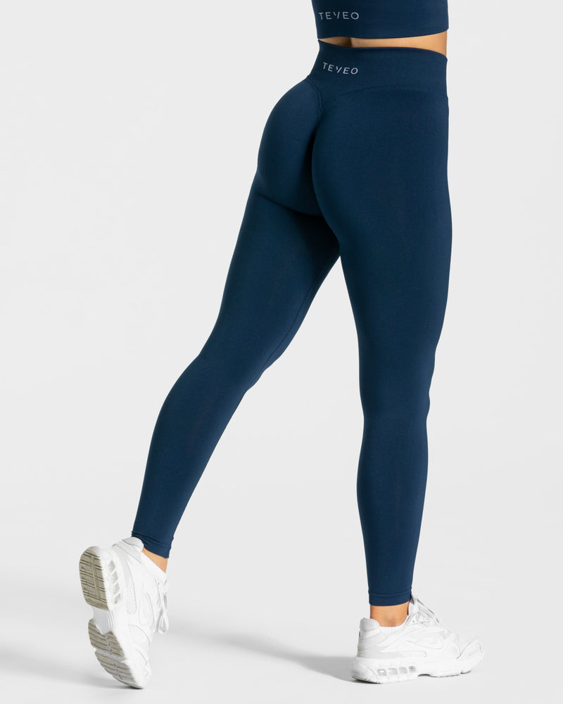 Legging Statement Scrunch « bleu foncé »