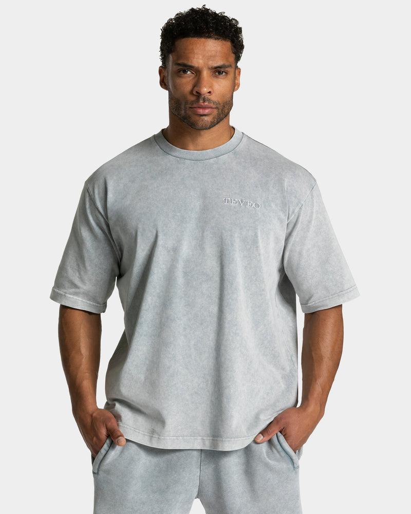 T-shirt Acid « gris clair »