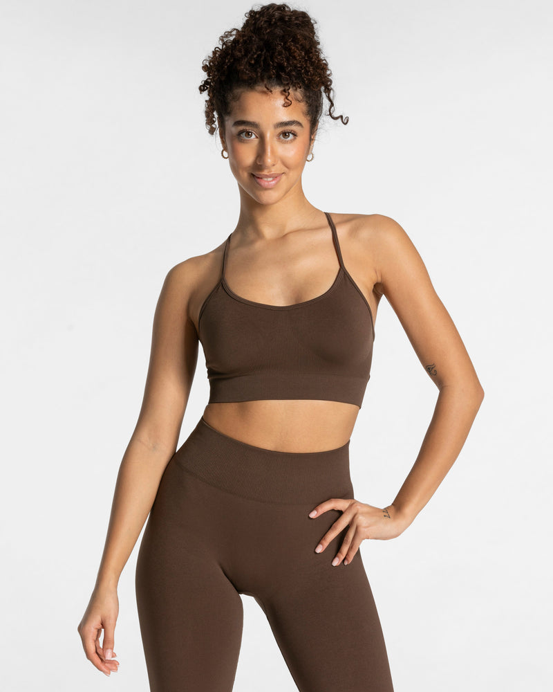 Brassière Elevate « marron foncé »