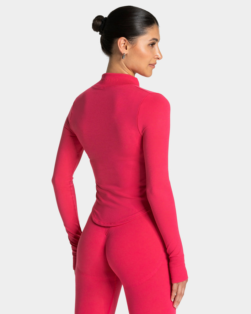 Veste de sport zippée Shaping Femme « berry »
