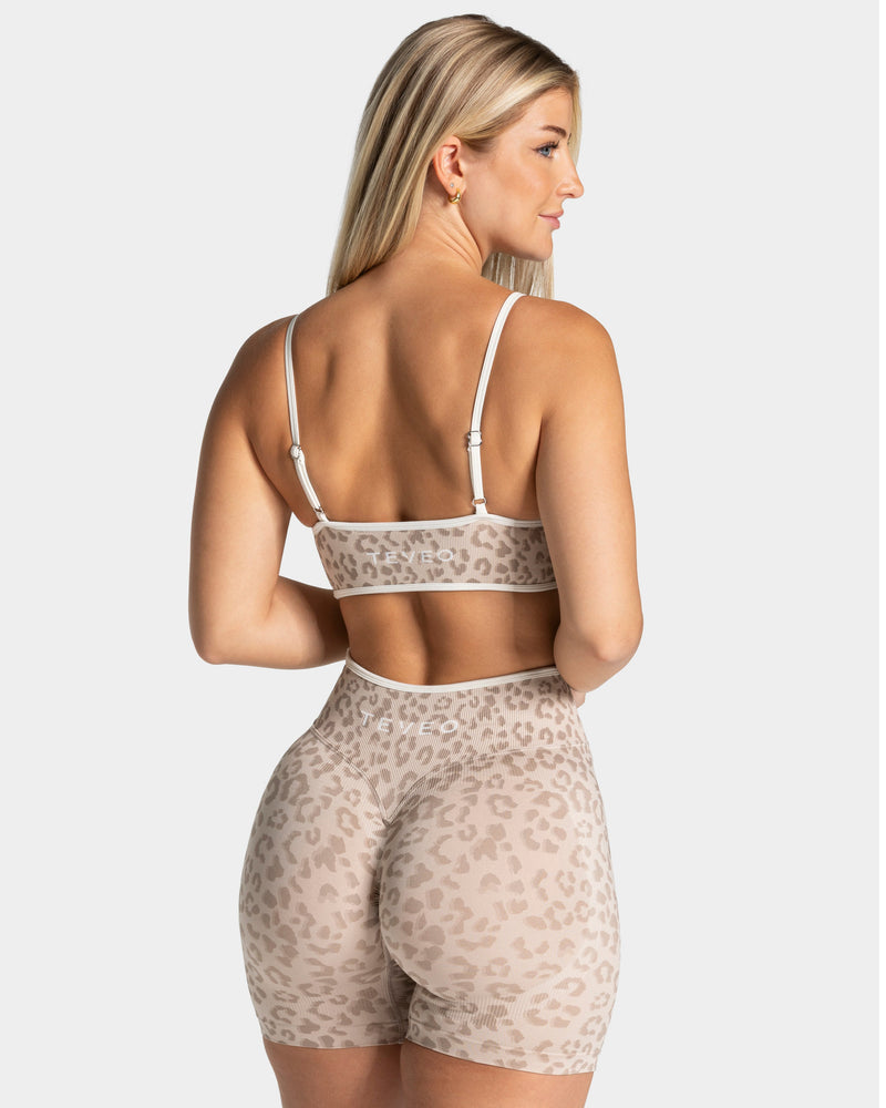 Brassière Contrastline « léopard Cream »