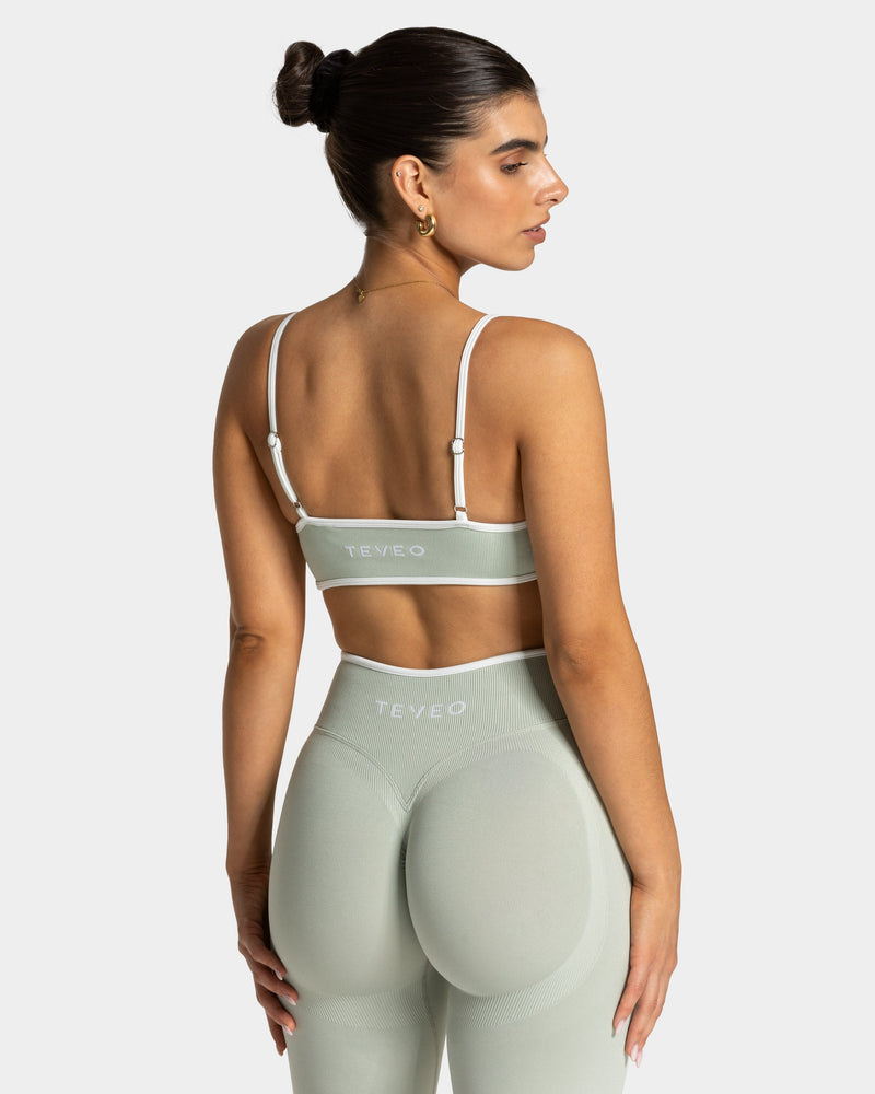 Brassière Contrastline « pistache »