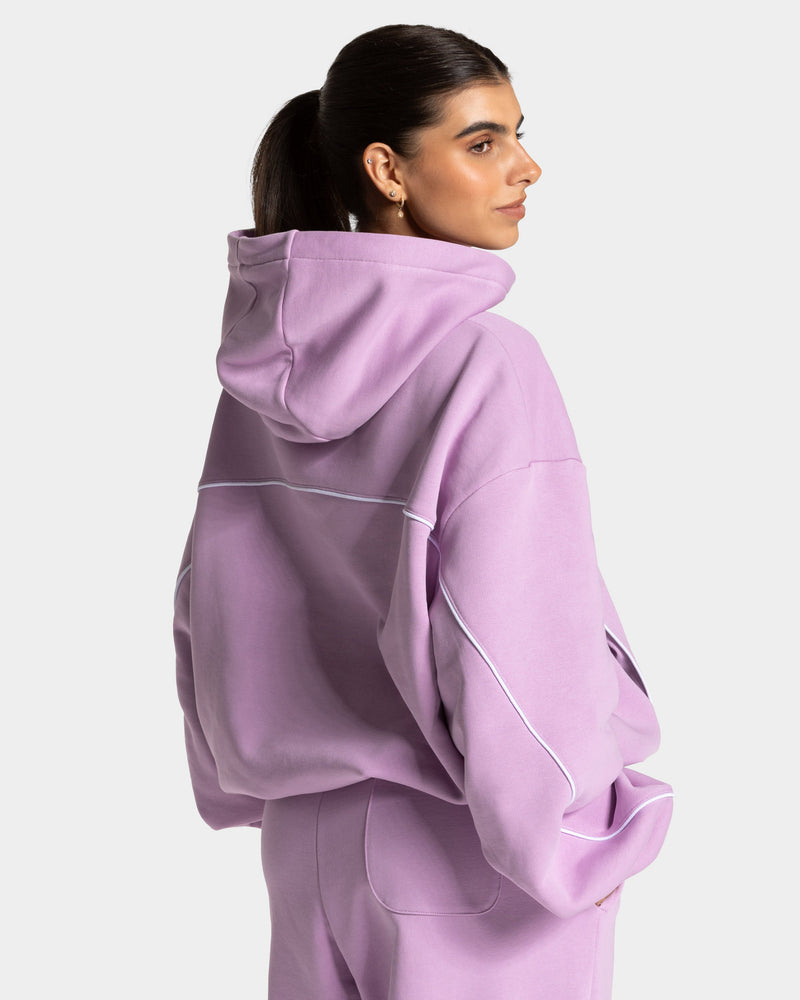 Sweat à capuche Contrastline « orchidée »
