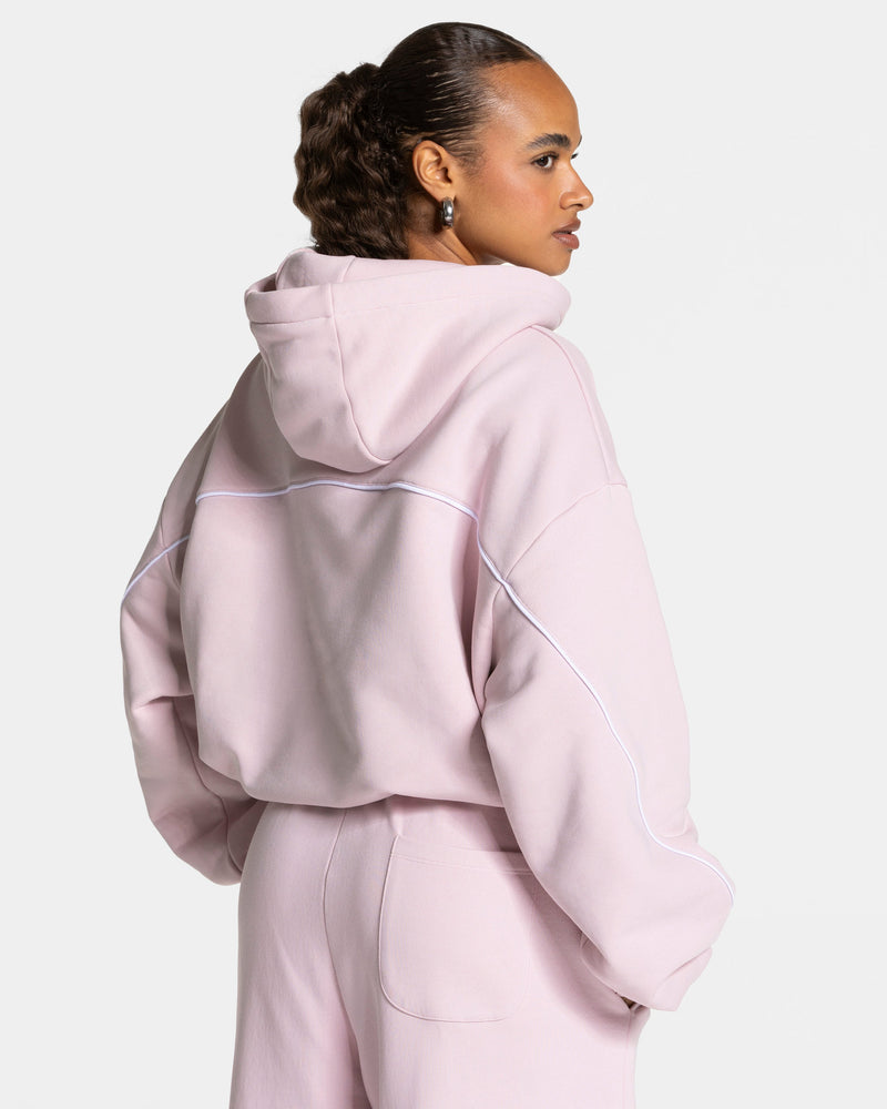 Sweat à capuche Contrastline « rose »
