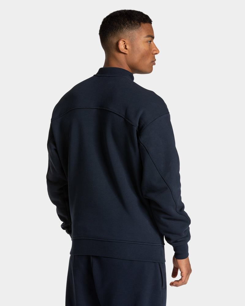 Sweat-shirt zippé Contrastline « Midnight »