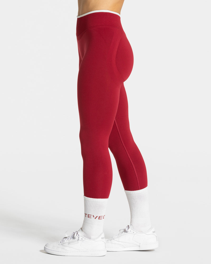 Legging Contrastline Sculpt scrunch « Cherry »