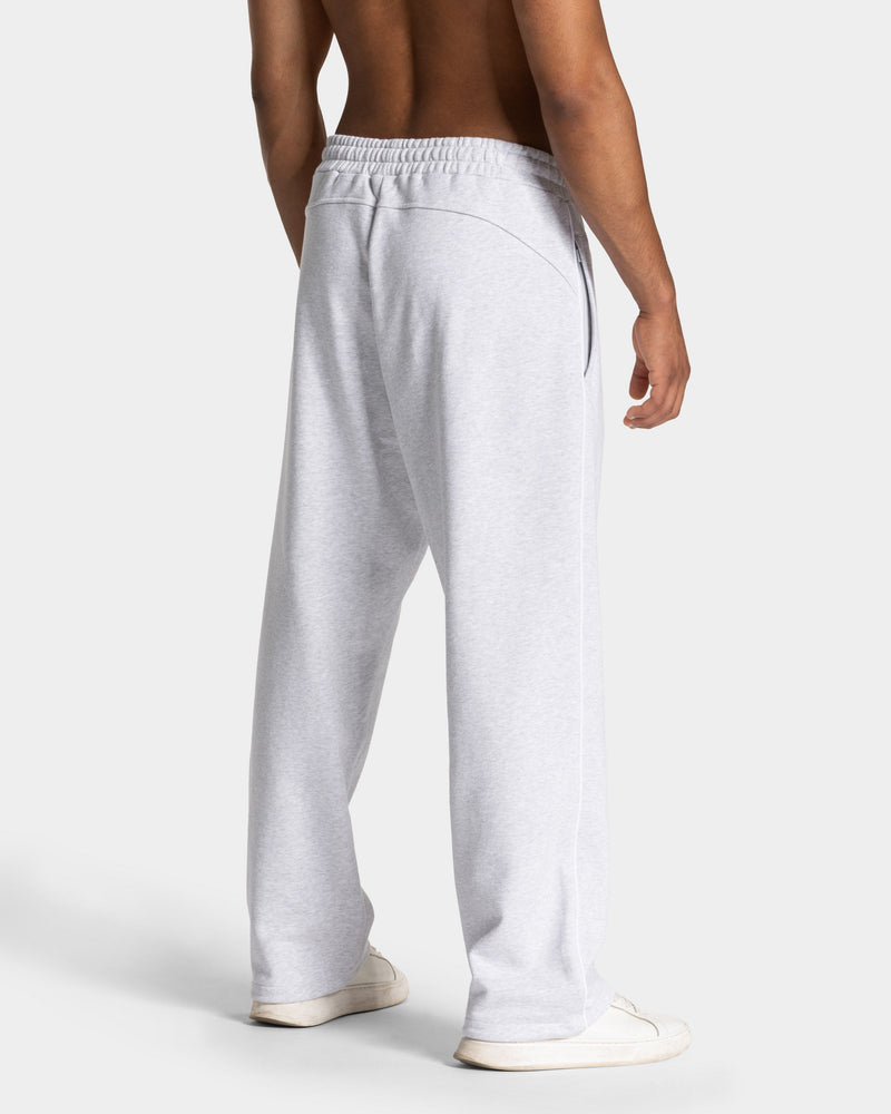 Pantalon de jogging Contrastline Straight Leg « blanc chiné - blanc »